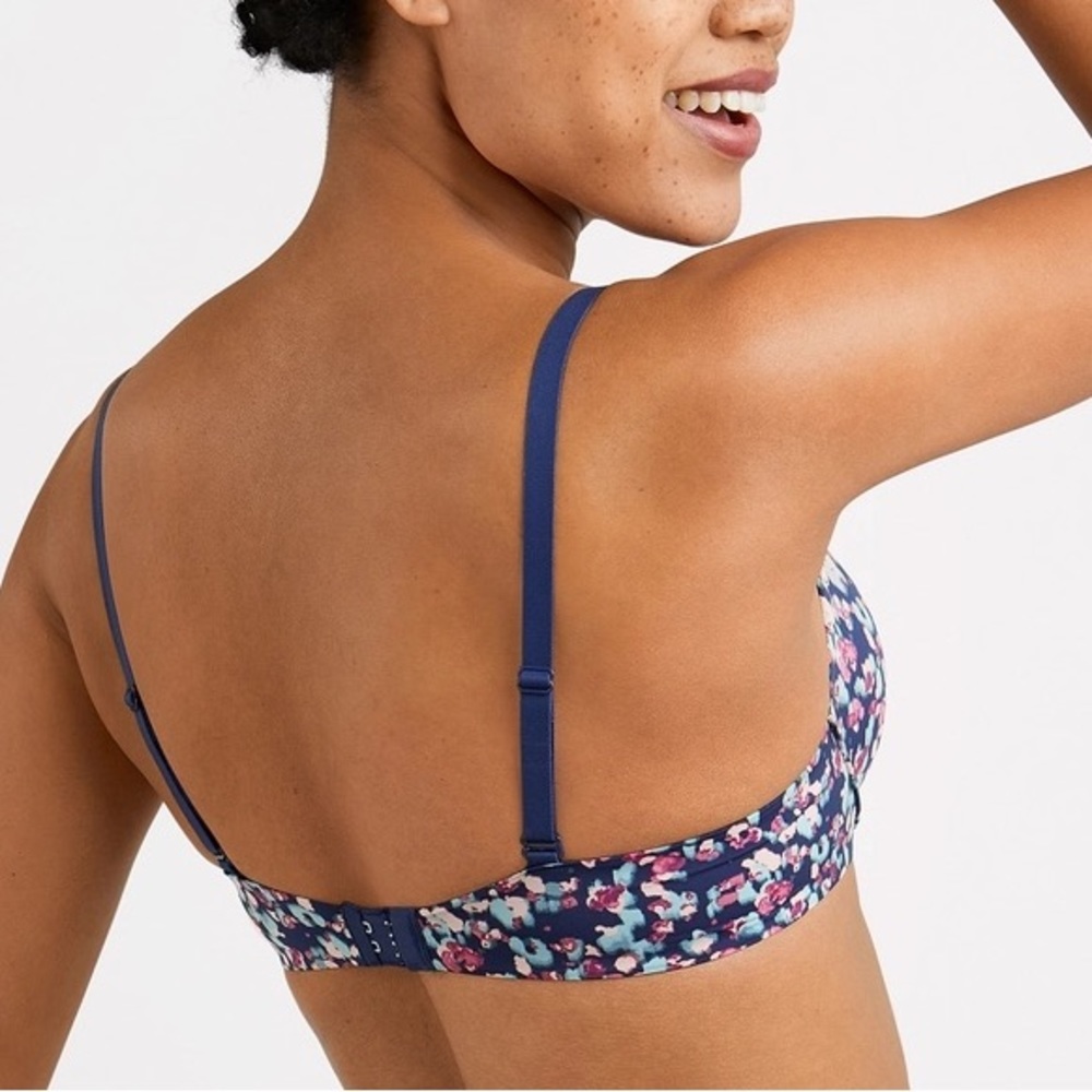 SALE NWT Fabulous Fit T-Shirt Bra in Navy Leopard - Picture 8 of 11